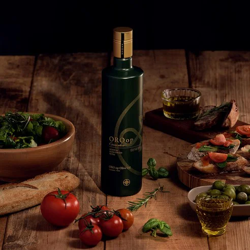 OROop 엑스트라 버진 올리브 오일과 지중해식 식탁